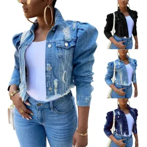 Candela Ripped Denim Jacket