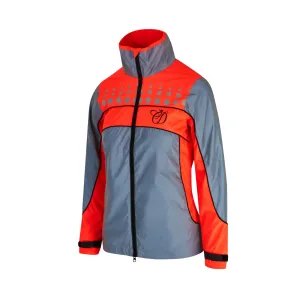 Equisafety Reflective Mercury Riding Jacket -RED/ORANGE